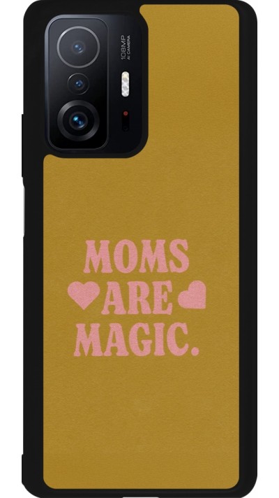 Coque Xiaomi 11T - Silicone rigide noir Mom 2026 Are Magic