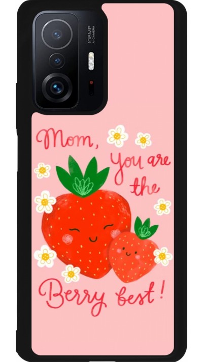 Coque Xiaomi 11T - Silicone rigide noir Mom 2026 Berry best