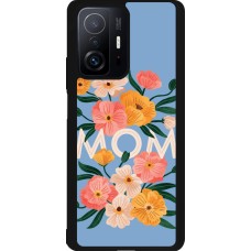 Xiaomi 11T Case Hülle - Silikon schwarz Mom 2026 Flowers