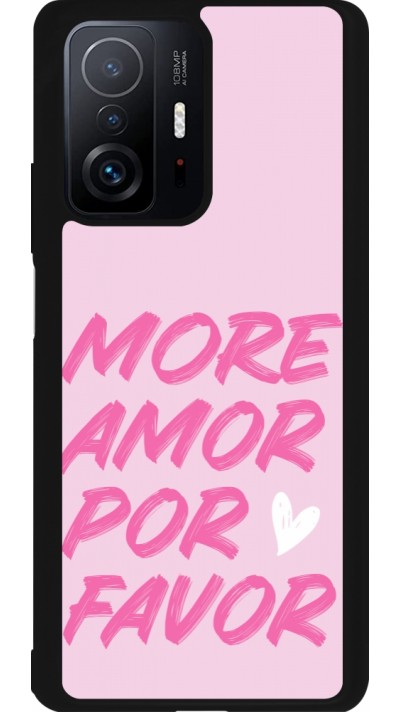 Coque Xiaomi 11T - Silicone rigide noir More amor porfavor