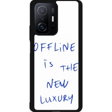 Coque Xiaomi 11T - Silicone rigide noir Offline is the new luxury