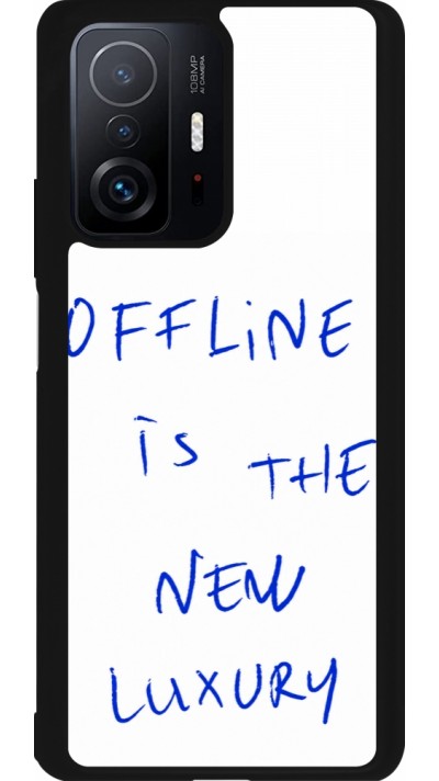 Coque Xiaomi 11T - Silicone rigide noir Offline is the new luxury
