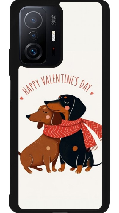 Coque Xiaomi 11T - Silicone rigide noir Saint Valentines Day 26 Happy Valentine