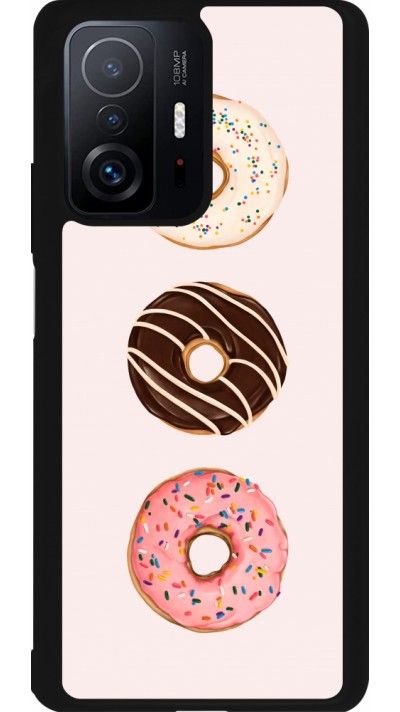 Xiaomi 11T Case Hülle - Silikon schwarz Spring 23 donuts