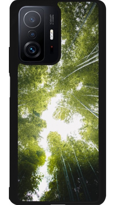 Xiaomi 11T Case Hülle - Silikon schwarz Spring 23 forest blue sky