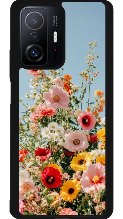Coque Xiaomi 11T - Silicone rigide noir Spring flowers Spring 2026