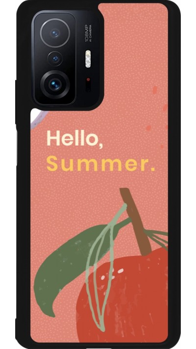 Xiaomi 11T Case Hülle - Silikon schwarz Summer 2025 Hello summer