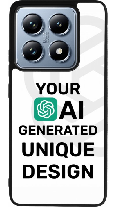 Xiaomi 14T Pro Case Hülle - Silikon schwarz Weltweit einzigartig erstellt dank Deiner Kreativität und künstlicher Intelligenz (KI)