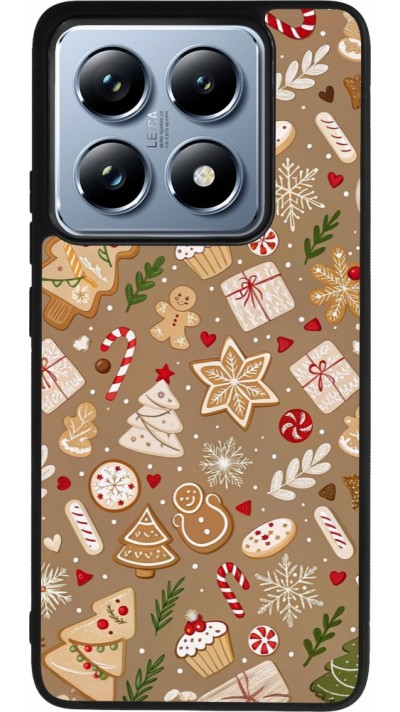 Coque Xiaomi 14T Pro - Silicone rigide noir Christmas 25 Pattern Ginger Cookie