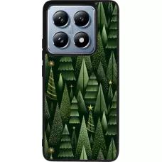 Coque Xiaomi 14T Pro - Silicone rigide noir Christmas 25 Pattern Xmas Tree