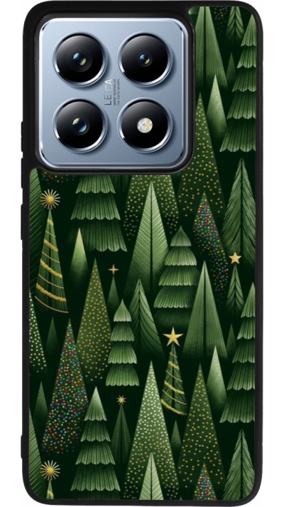 Coque Xiaomi 14T Pro - Silicone rigide noir Christmas 25 Pattern Xmas Tree
