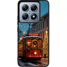 Coque Xiaomi 14T Pro - Silicone rigide noir Christmas 25 Xmas Train