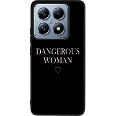 Xiaomi 14T Pro Case Hülle - Silikon schwarz Dangerous woman