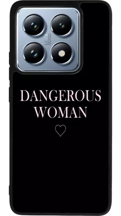 Coque Xiaomi 14T Pro - Silicone rigide noir Dangerous woman