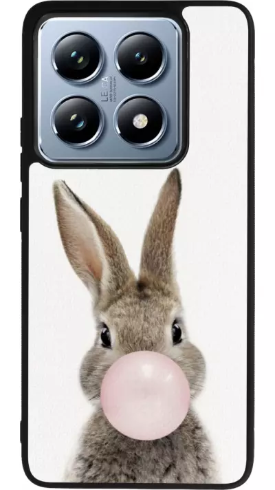 Coque Xiaomi 14T Pro - Silicone rigide noir Easter 2023 bubble gum bunny