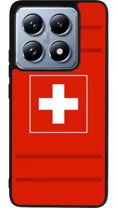 Coque Xiaomi 14T Pro - Silicone rigide noir Euro 2020 Switzerland