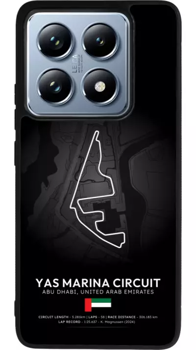 Coque Xiaomi 14T Pro - Silicone rigide noir F1 Track 2025 Abu Dhabi