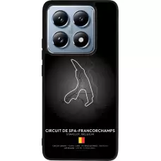 Coque Xiaomi 14T Pro - Silicone rigide noir F1 Track 2025 Belgium