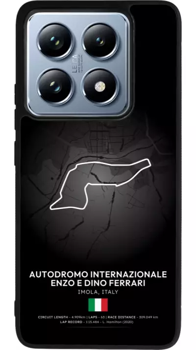 Coque Xiaomi 14T Pro - Silicone rigide noir F1 Track 2025 Emilia-Rogmana