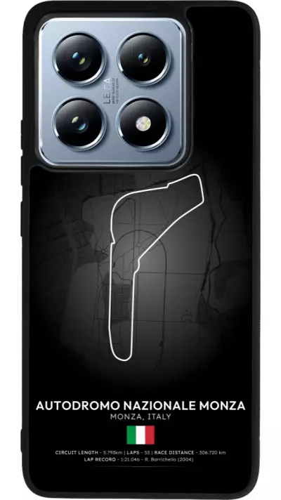 Coque Xiaomi 14T Pro - Silicone rigide noir F1 Track 2025 Italy