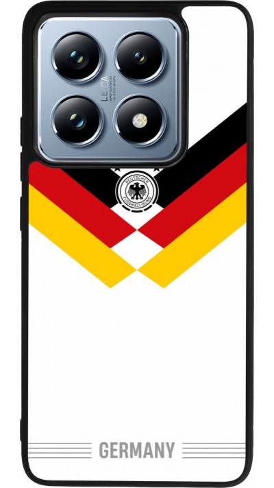 Coque Xiaomi 14T Pro - Silicone rigide noir Maillot de football Allemagne 2026 personnalisable