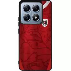 Coque Xiaomi 14T Pro - Silicone rigide noir Maillot de football Autriche personnalisable