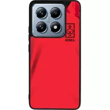 Coque Xiaomi 14T Pro - Silicone rigide noir Maillot de football Corée du Sud 2022 personnalisable