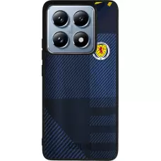 Coque Xiaomi 14T Pro - Silicone rigide noir Maillot de football Ecosse personnalisable