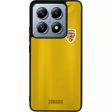 Coque Xiaomi 14T Pro - Silicone rigide noir Maillot de football Roumanie