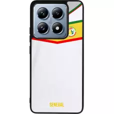 Coque Xiaomi 14T Pro - Silicone rigide noir Maillot de football Senegal 2022 personnalisable