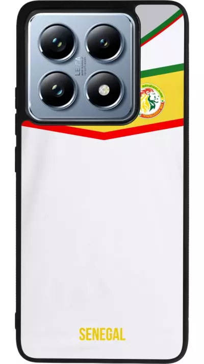 Coque Xiaomi 14T Pro - Silicone rigide noir Maillot de football Senegal 2022 personnalisable