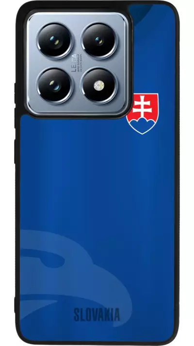 Coque Xiaomi 14T Pro - Silicone rigide noir Maillot de football Slovaquie