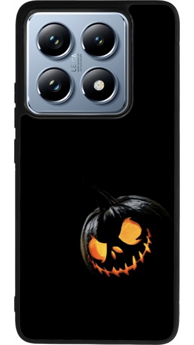 Coque Xiaomi 14T Pro - Silicone rigide noir Halloween 2023 discreet pumpkin