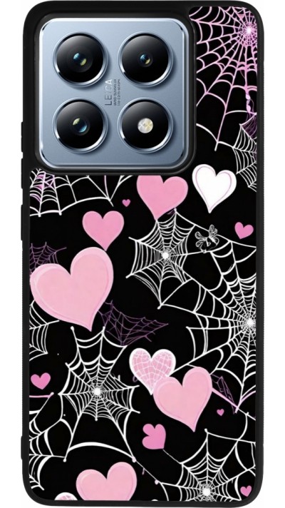 Coque Xiaomi 14T Pro - Silicone rigide noir Halloween 2024 girly