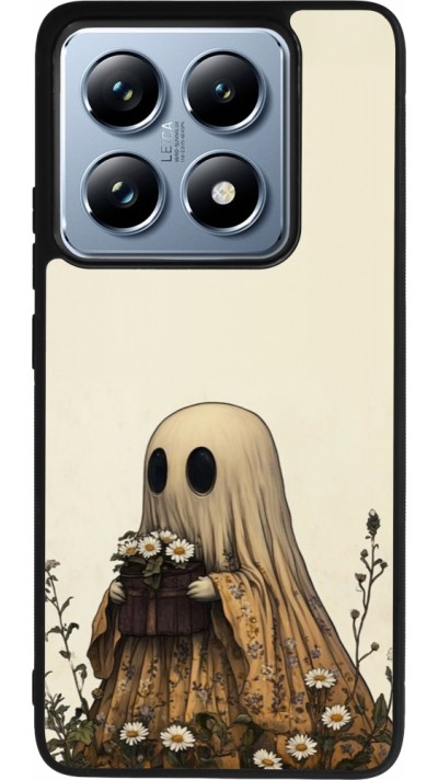 Coque Xiaomi 14T Pro - Silicone rigide noir Halloween 2025 Ghost gardener