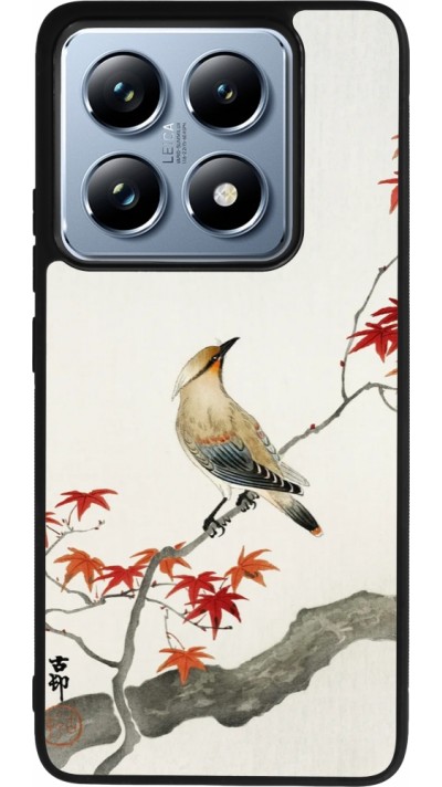 Coque Xiaomi 14T Pro - Silicone rigide noir Japanese Bird
