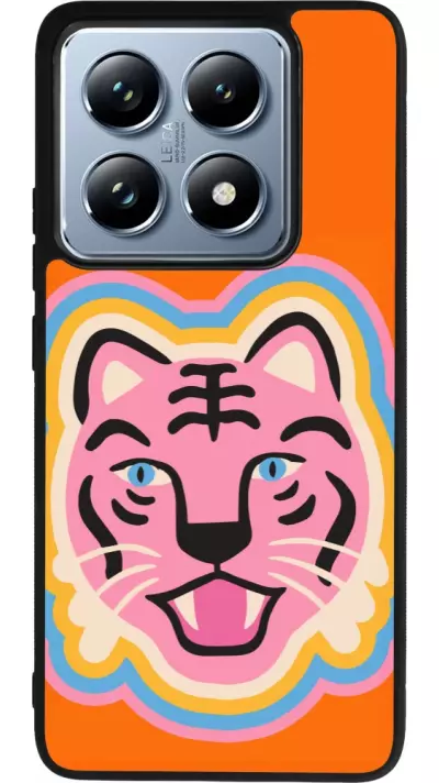 Coque Xiaomi 14T Pro - Silicone rigide noir Lion colors 2026
