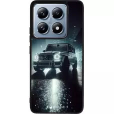 Coque Xiaomi 14T Pro - Silicone rigide noir Mercedes G AMG Night