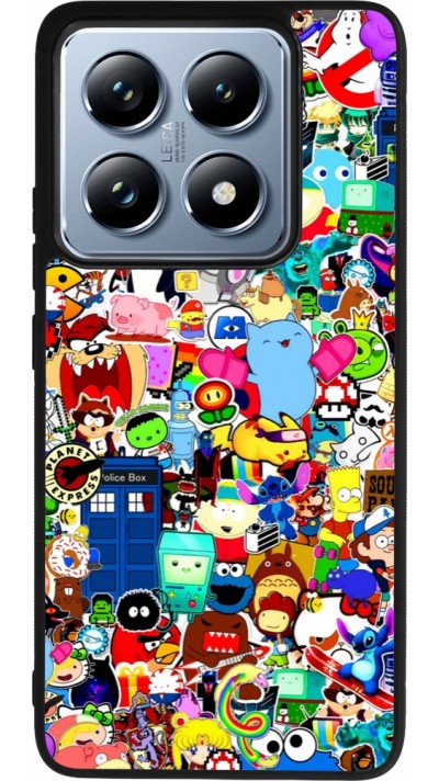 Coque Xiaomi 14T Pro - Silicone rigide noir Mixed cartoons