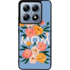 Xiaomi 14T Pro Case Hülle - Silikon schwarz Mom 2026 Flowers