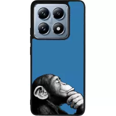 Coque Xiaomi 14T Pro - Silicone rigide noir Monkey Pop Art