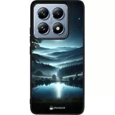Coque Xiaomi 14T Pro - Silicone rigide noir Night Sky View