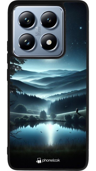 Coque Xiaomi 14T Pro - Silicone rigide noir Night Sky View