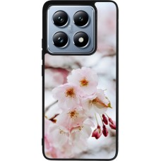 Xiaomi 14T Pro Case Hülle - Silikon schwarz Cherry tree Spring 2026
