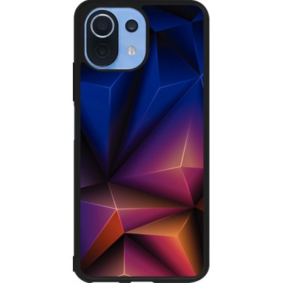 Xiaomi Mi 11 Lite 5G Case Hülle - Silikon schwarz Abstract Triangles 