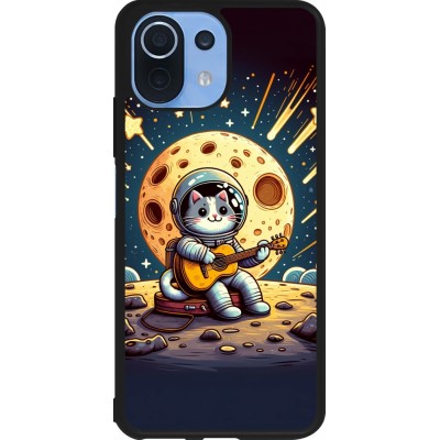 Xiaomi Mi 11 Lite 5G Case Hülle - Silikon schwarz AstroKatze RockMond