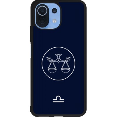 Xiaomi Mi 11 Lite 5G Case Hülle - Silikon schwarz Astrologie Waage