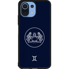 Xiaomi Mi 11 Lite 5G Case Hülle - Silikon schwarz Astrologie Zwillinge