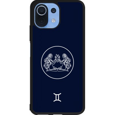 Xiaomi Mi 11 Lite 5G Case Hülle - Silikon schwarz Astrologie Zwillinge