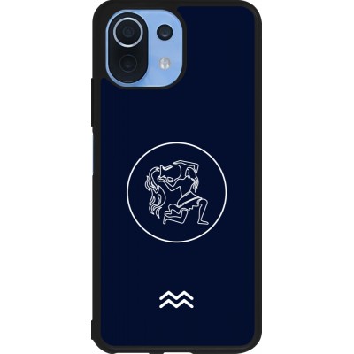 Xiaomi Mi 11 Lite 5G Case Hülle - Silikon schwarz Astrologie Wassermann